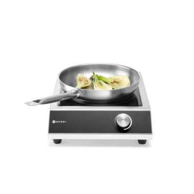 Indukční vařič 3500 M, HENDI, Profi Line, 230V/3500W, 329x435x(H)106mm | 239780